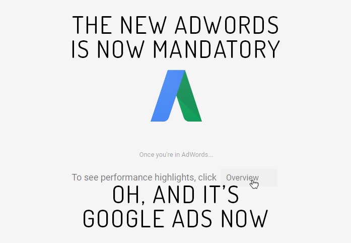 New AdWords Interface